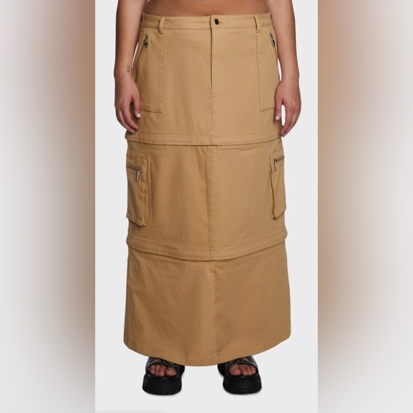 NWT dELiA*s by Dolls Kill Plus Stealing Sunshine Convertible 3-Way Skirt - Picture 2 of 8